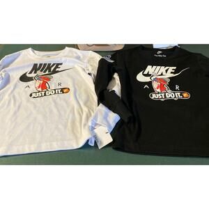 NWT 2-Boys Nike Long Sleeve Shirt Size 6